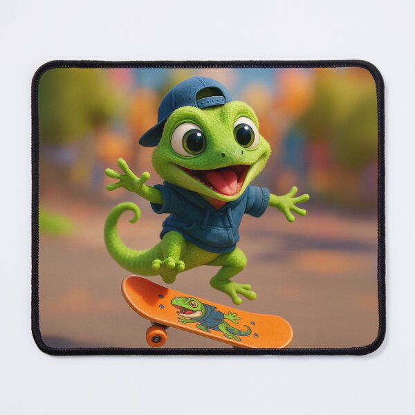 Item preview, Skater Green Anole Lizard designed and sold by Sillytoe.