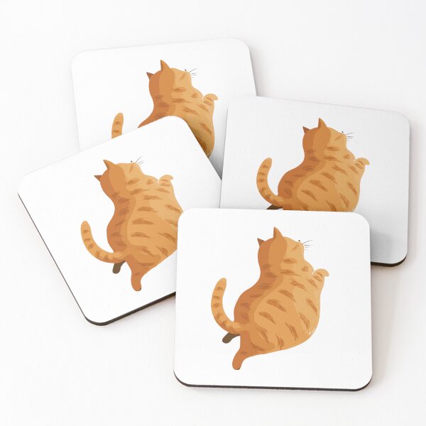 Item preview, Cute Tabby Cat Hanging On With Claws – Funny Cat Illustration for Gifts designed and sold by Juli M..
