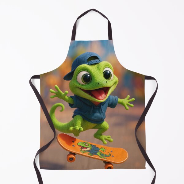 Item preview, Skater Green Anole Lizard designed and sold by Sillytoe.