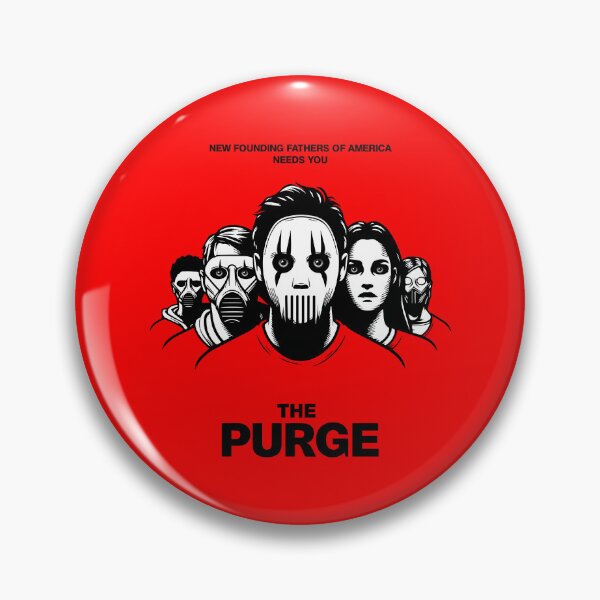 Item preview, The Purge Minimalist Poster designed and sold by ArtFactoryAI.