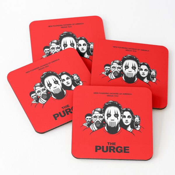 Item preview, The Purge Minimalist Poster designed and sold by ArtFactoryAI.