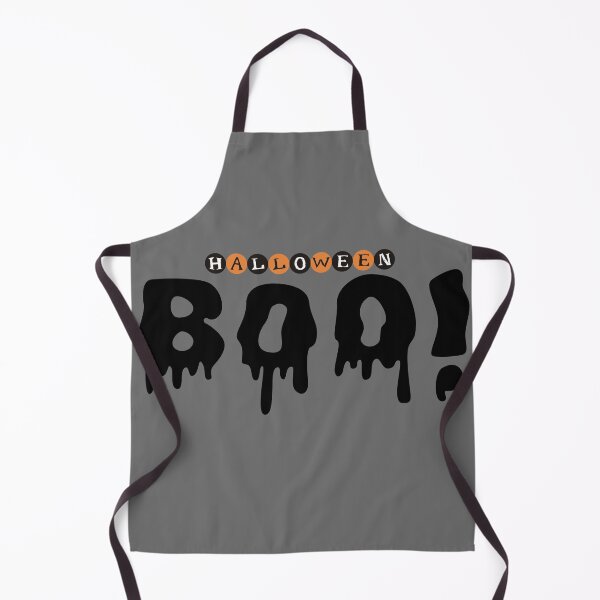 Item preview, Halloween "BOO!" dripping text with orange and black circles. designed and sold by CtyMark.