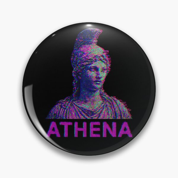 Item preview, Cyberpunk Athena – Glitch Art Goddess of Wisdom & War designed and sold by Psycho-Crazy.