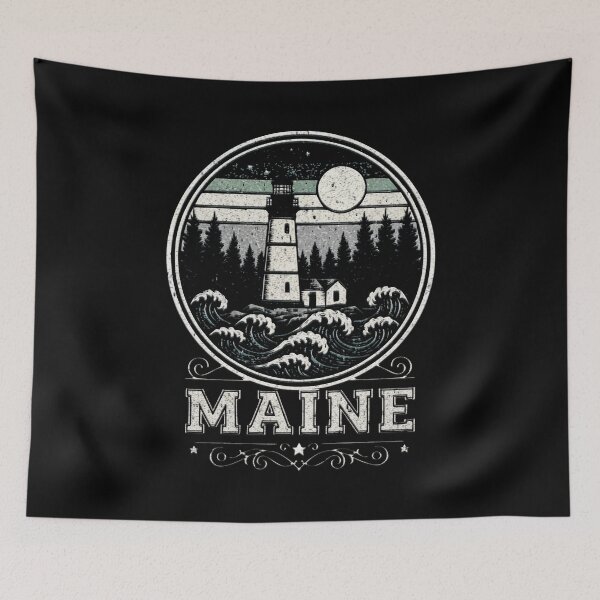 Item preview, Maine Starry Lighthouse designed and sold by Gustavo Navarro.