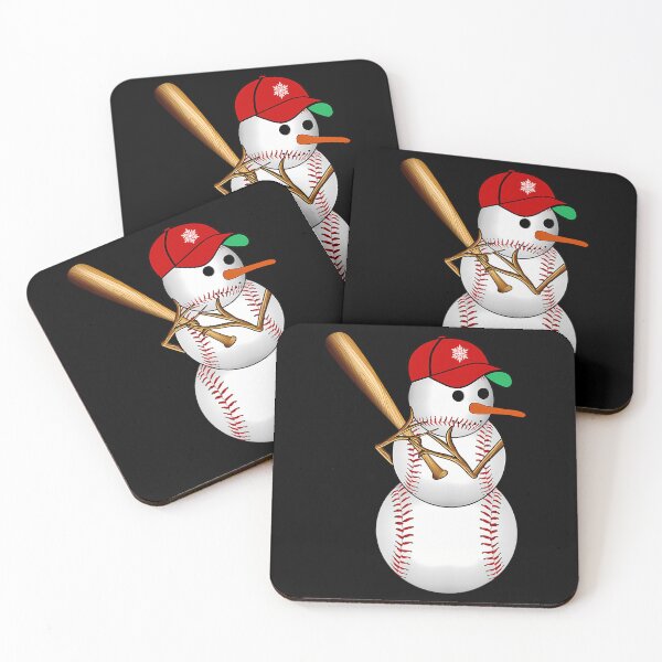 Item preview, Baseball Snowman Balls Snow Christmas Xmas 	 	 	 		 designed and sold by kunevatoulaq.
