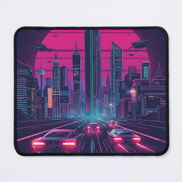 Item preview, Neon Future Highway Scene designed and sold by ArtsyWishesShop.