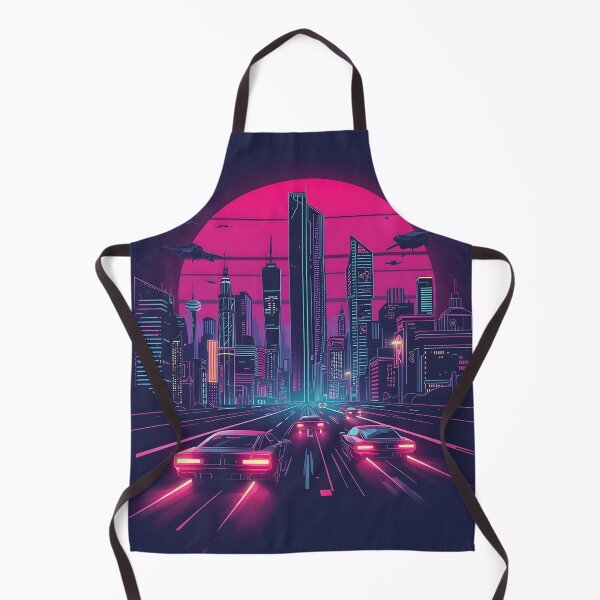 Item preview, Neon Future Highway Scene designed and sold by ArtsyWishesShop.