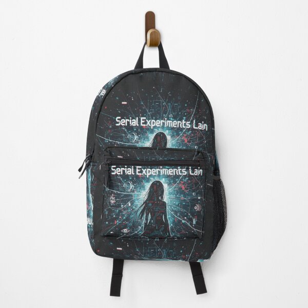 Item preview, Serial Experiments Lain Glitchy Cyberpunk Anime Aesthetic Art designed and sold by LatestDesign95.