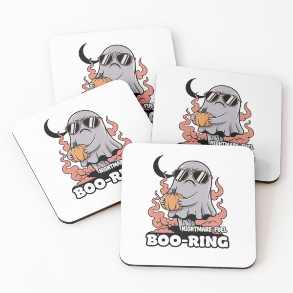 Item preview, Nightmare Fuel Boo-Ring Grumpy Ghost T-Shirt Design designed and sold by Rano1234.
