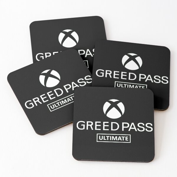 Item preview, xbox greed pass ultimate (white) designed and sold by HalcyonArts.