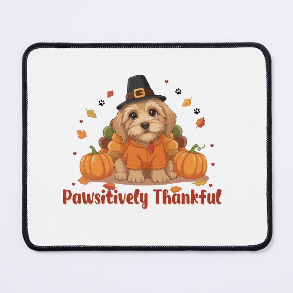 Item preview, Pawsitively Thankful Briard Thanksgiving Cute Fall designed and sold by The Real Life Symphony.