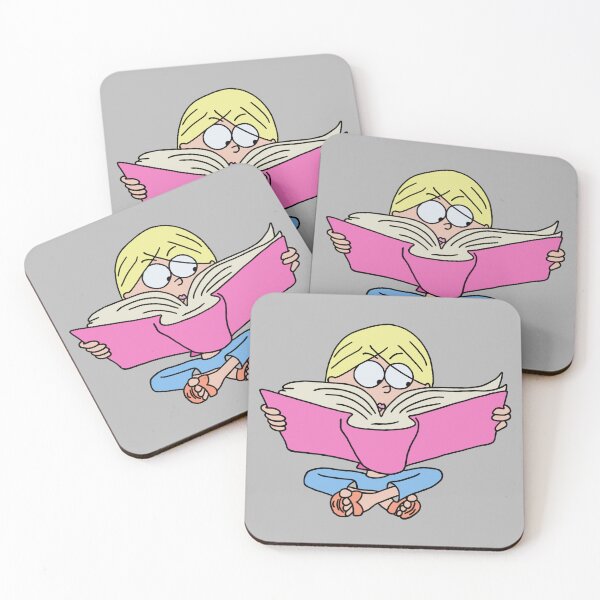 Item preview, 90s Cartoon Girl Reading – Nostalgic Lizzie McGuire  designed and sold by NomiBee.