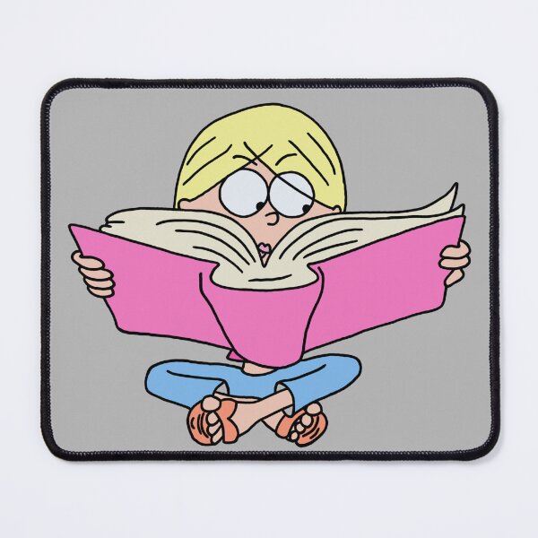 Item preview, 90s Cartoon Girl Reading – Nostalgic Lizzie McGuire designed and sold by NomiBee.