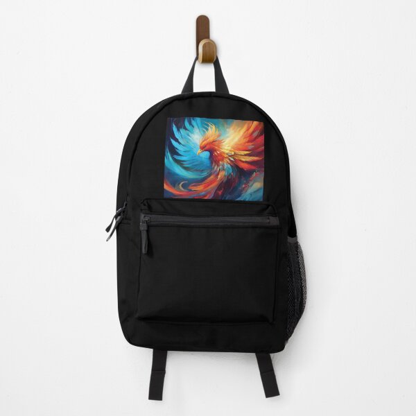 Item preview, Mythical Phoenix Rising in Blue and Red Flames designed and sold by MDKey DESIGN.