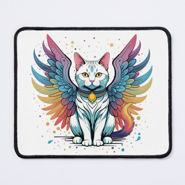Item preview,  Angelic Cat Guardian designed and sold by PolinaMirralisa.