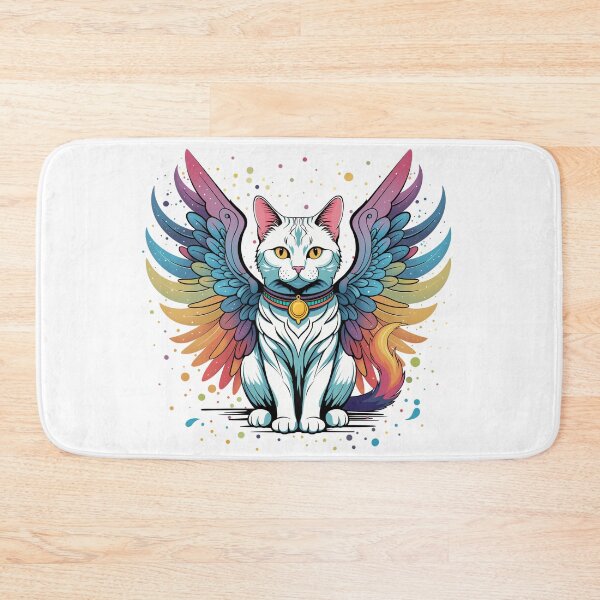 Item preview,  Angelic Cat Guardian designed and sold by PolinaMirralisa.