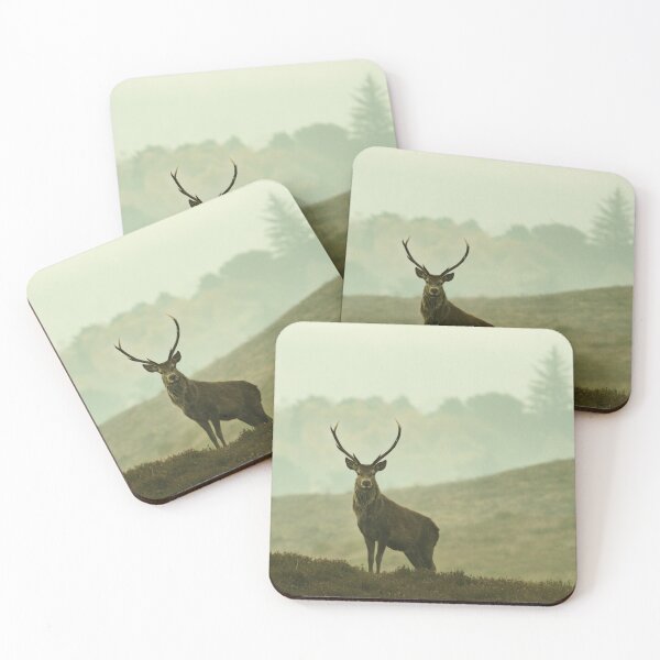 Item preview, Red Deer Stag Mist Scotland designed and sold by Macrae images.