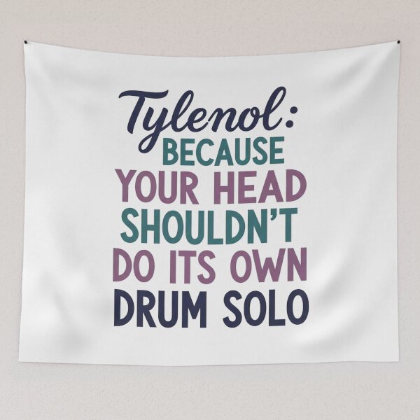 Item preview, Funny Headache Drum Solo Quote designed and sold by Apex Designs.
