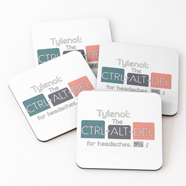 Item preview, Headache Reboot CTRL ALT DEL Quote designed and sold by Apex Designs.