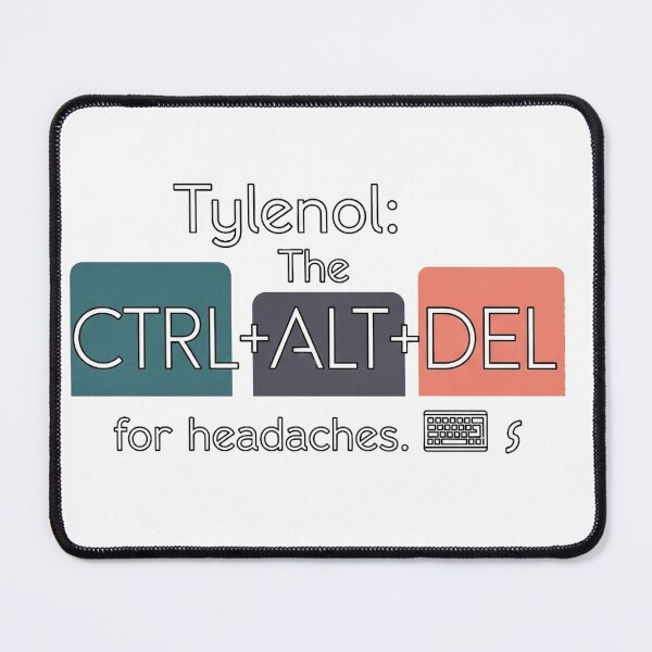 Item preview, Headache Reboot CTRL ALT DEL Quote designed and sold by Apex Designs.