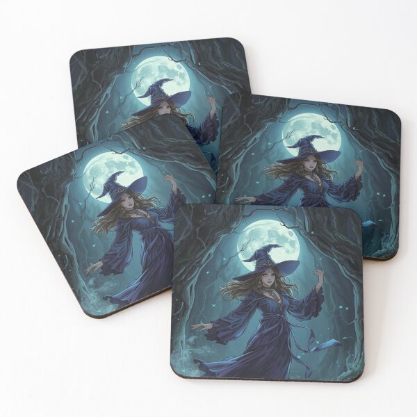 Item preview, Mystical Moonlit Forest Witch Dance designed and sold by Pigmentra.