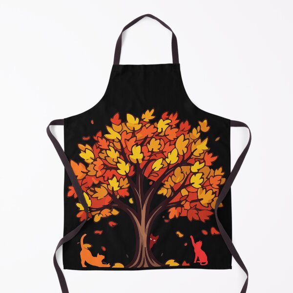 Item preview, Cat Leaf Fall Tree designed and sold by Sparkofart07.