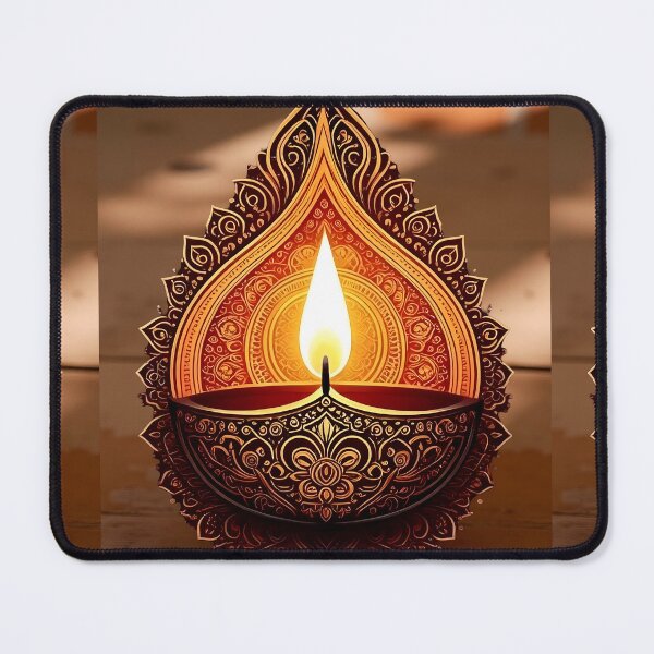 Item preview, Elegant Diwali Diya – Intricate Mandala Lamp Art designed and sold by Kruti Collection.
