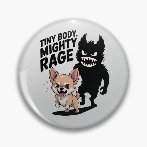 Item preview, Tiny Body Mighty Rage Chihuahua Dog designed and sold by BlizzStyle.