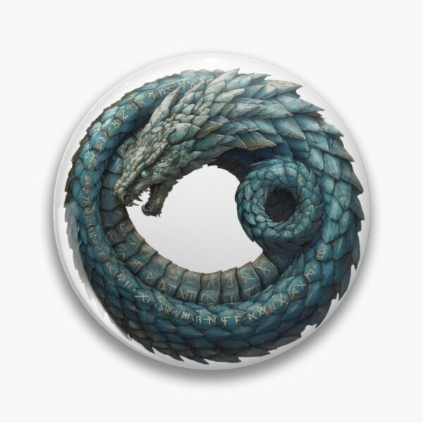 Item preview, Jörmungandr – Norse World Serpent designed and sold by AlexLineArt.