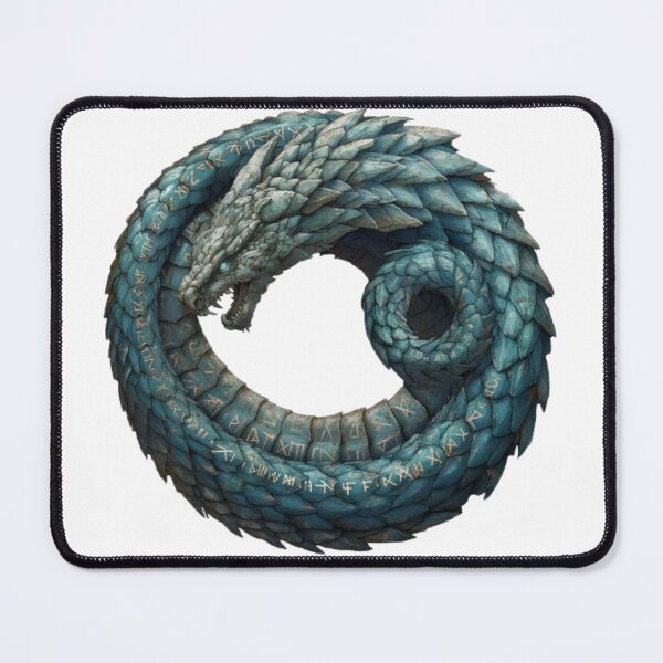 Item preview, Jörmungandr – Norse World Serpent designed and sold by AlexLineArt.
