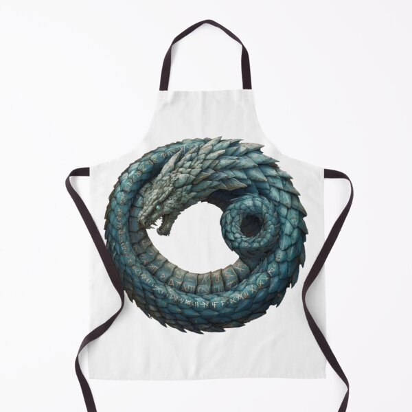 Item preview, Jörmungandr – Norse World Serpent designed and sold by AlexLineArt.