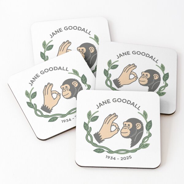 Item preview, Homenaje a Jane Goodall por la conservación de los chimpancés designed and sold by Apex Designs.