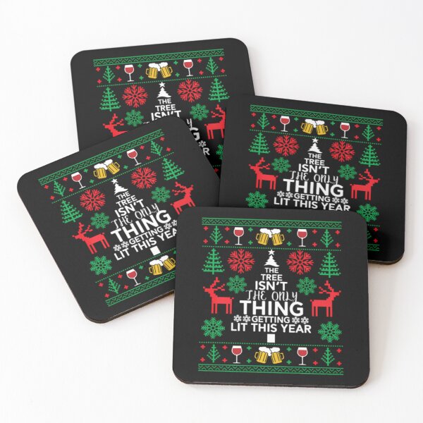 Item preview, Funny Drinking Tree beer Ugly Christmas Sweaters Swea		 designed and sold by pistolmuheuao.