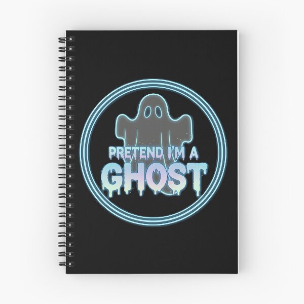 Item preview, Neon Glitch Ghost - "Pretend I'm A Ghost" Circular Badge designed and sold by DMNindustries.