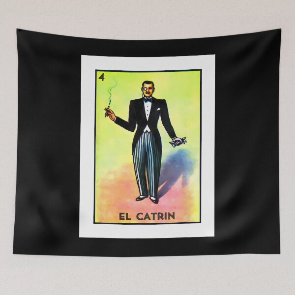 Item preview, El Catrin Mexican Card Game Funny Mexican Culture Mexican designed and sold by taqekendyy3.