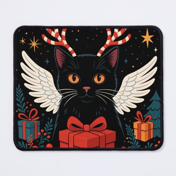 Item preview, Christmas Angel Cat designed and sold by PolinaMirralisa.
