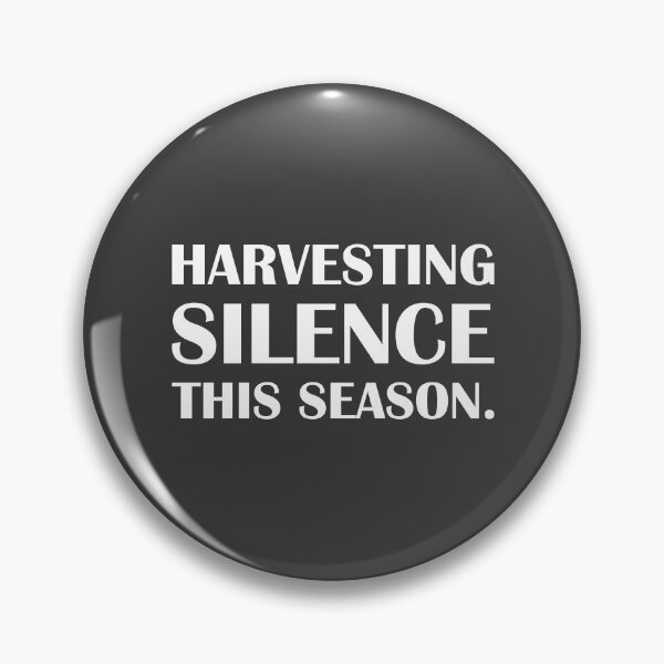 Item preview, Harvesting Silence This Season. / Introvert Joke Funny T-Shirt Label designed and sold by introvertvibes.
