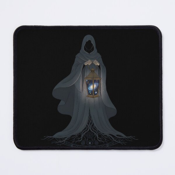 Item preview, The Lantern Keeper – Faceless Cosmic Guardian Surreal Design designed and sold by Vrixat.