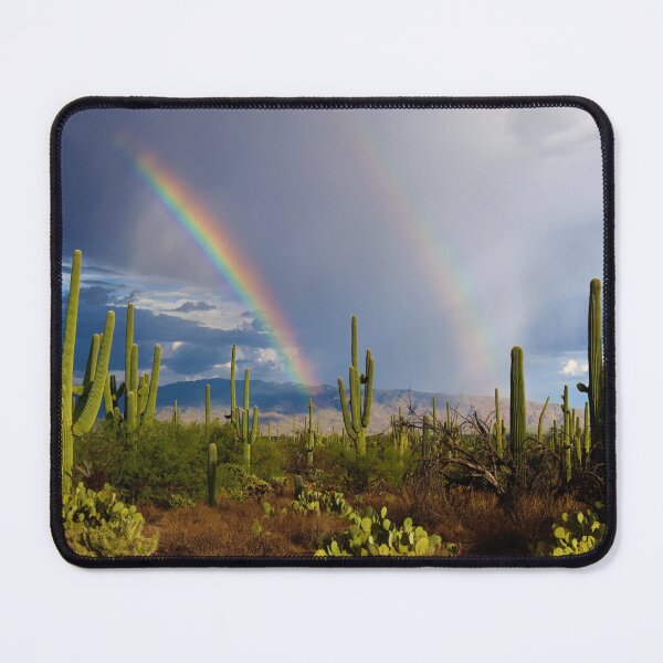 Item preview, Amazing Saguaro Cacti Rainbow designed and sold by simonjayphotos.