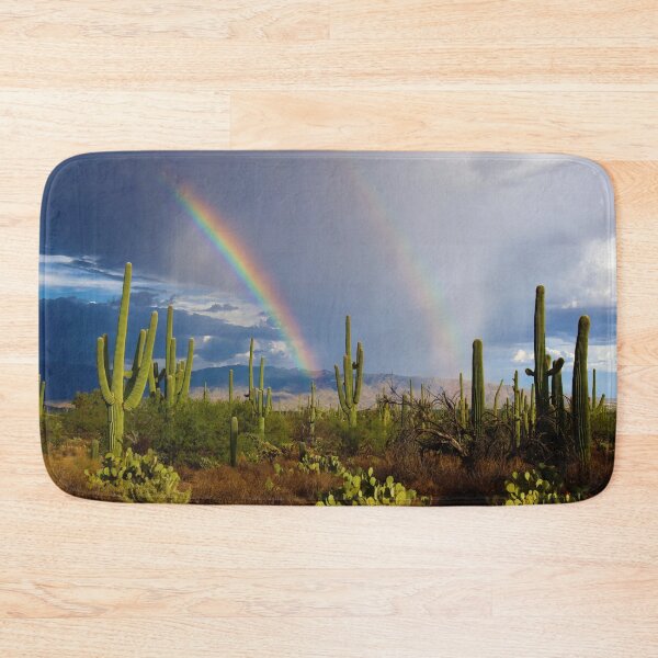 Item preview, Amazing Saguaro Cacti Rainbow  designed and sold by simonjayphotos.