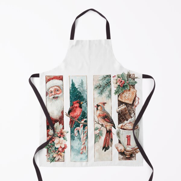 Item preview, Festive Santa and Cardinal Holiday Bookmark Set designed and sold by Anastasiia Yurevych.