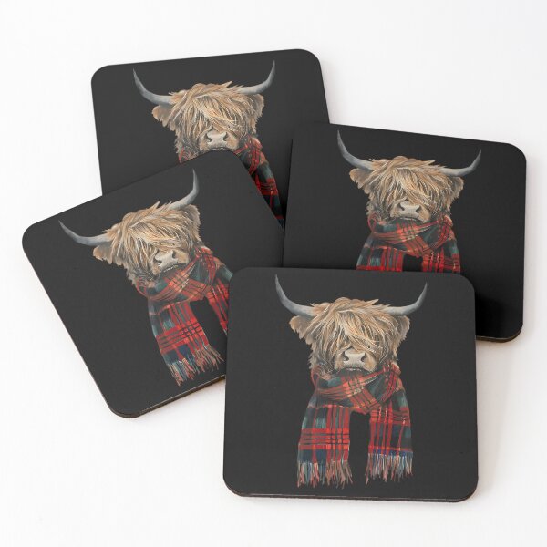 Item preview, Cute Highland Cow Wearing Buffalo Plaid Scarf Farming Farmer 	 		 designed and sold by radyarcidnei8.