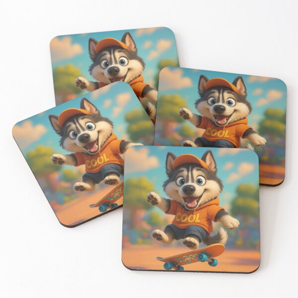 Item preview, Skater Huskador designed and sold by Sillytoe.