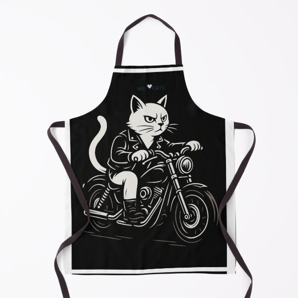 Item preview, Rock-Lifestyle Biker Cat! ??? designed and sold by WeLoveCatss.