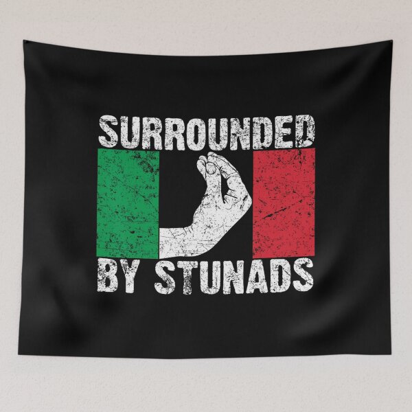 Item preview, Funny Italian 	 For 	 	 Cool Surrounded By Stunads 		 designed and sold by nungusebia2.