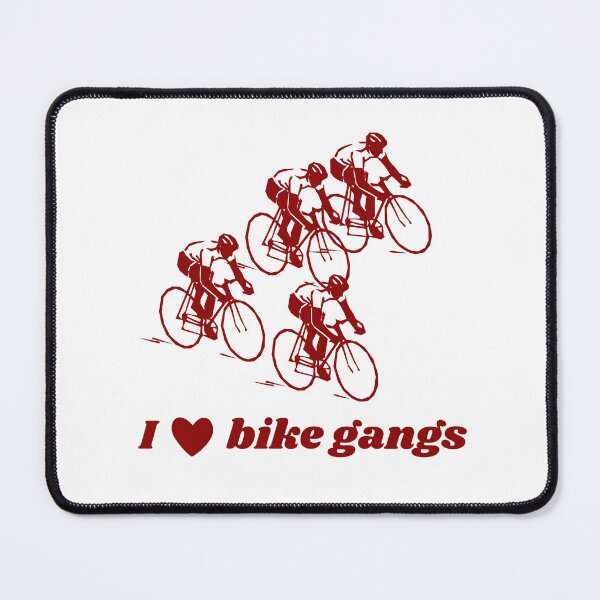 Item preview, I Love Bike Gangs Bicycle Cycling Graphic designed and sold by GraceeDrake.