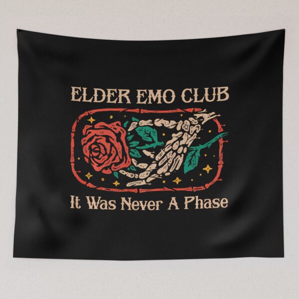 Item preview, Elder Emo Club It Was Never A Phase Apparel Pullover 	1	 designed and sold by taqekendyy3.