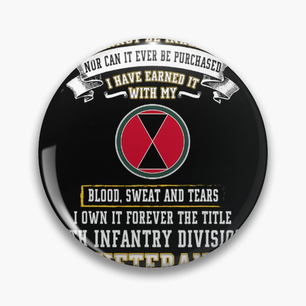 Item preview, Forever The Title 7th Infantry Division Veteran Day Xmas 		 designed and sold by rotiliciobanf.