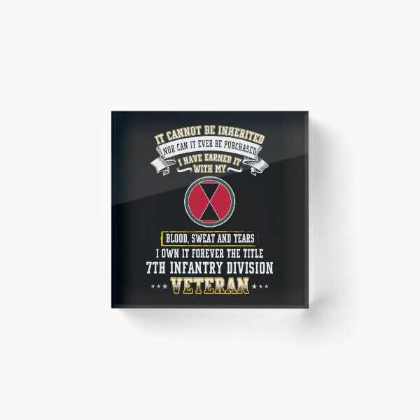 Item preview, Forever The Title 7th Infantry Division Veteran Day Xmas 		 designed and sold by rotiliciobanf.