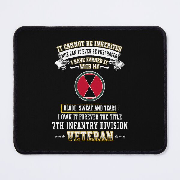 Item preview, Forever The Title 7th Infantry Division Veteran Day Xmas designed and sold by rotiliciobanf.